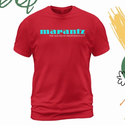 Marantz Amplifier Logo T-Shirt Size S-5XL Made in USA