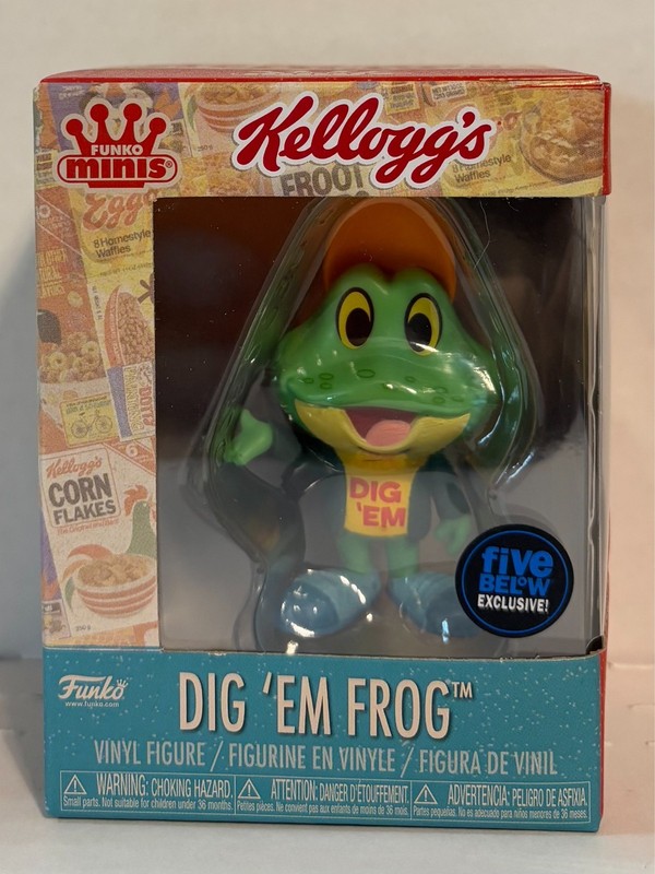 DIG 'EM FROG - Funko Minis Vinyl Figure Five Below - KELLOGGS