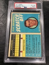 1971 Topps Scratch-Offs Lou Piniella PSA 6 EX-MT Low Pop Oddball Card Yankees MC