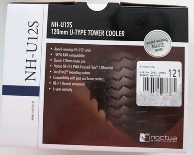 Noctua NH-U12S Premium CPU Cooler with NF-F12 120mm Fan - Brown New Open Box