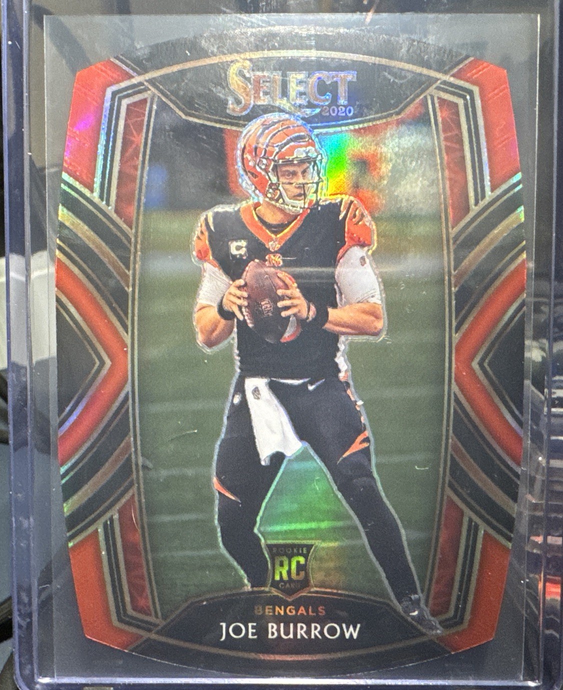 2020 Select Joe Burrow Orange Prizm Die-Cut RC Rookie #246 J1 🐅