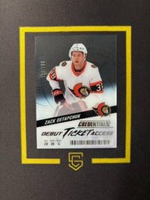 24-25 UD Credentials Acetate Debut Ticket Access /199 Zack Ostapchuk FCCZ