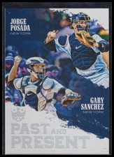 2018 Panini Diamond Kings Gary Sanchez / Jorge Posada Past and Present   PP15