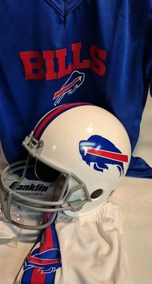 buffalo bills youth football helmet Youth Buffalo Bills NFL Helmet & Jersey Set - Official Team Uniform Costume  Med