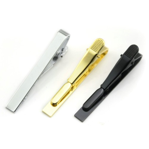 Fashion Men Women Metal Simple Necktie Clasp Clip Clamp Pin (Silver) - Picture 10 of 12