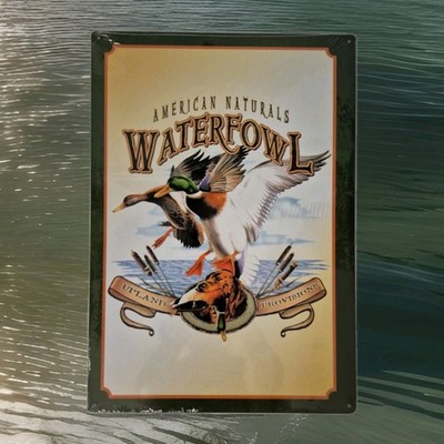 AMERICAN NATURALS WATERFOWL  Metal Tin Sign 11.75 X 16.75 Inches 