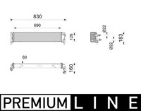 MotorkÜHler WasserkÜHler FÜR VW Sharan (7N1, 7N2) - Mahle CR 2806 000P