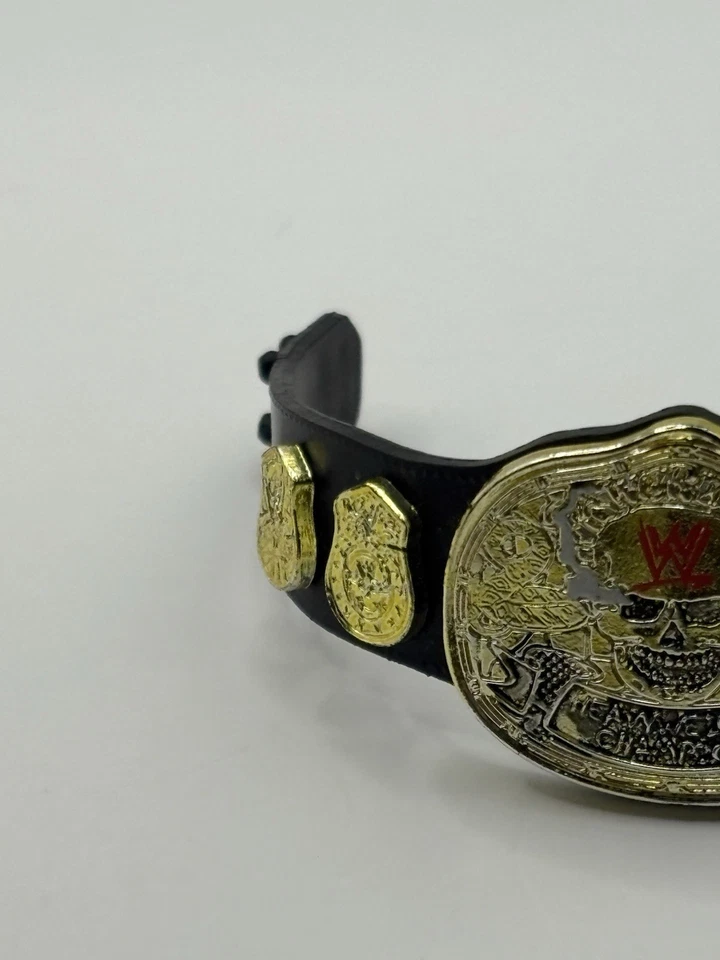 WWE Elite Series - Stone Cold Smoking Skull Título Cinturón Forraje Escala 1/12 Foto 3 de 4