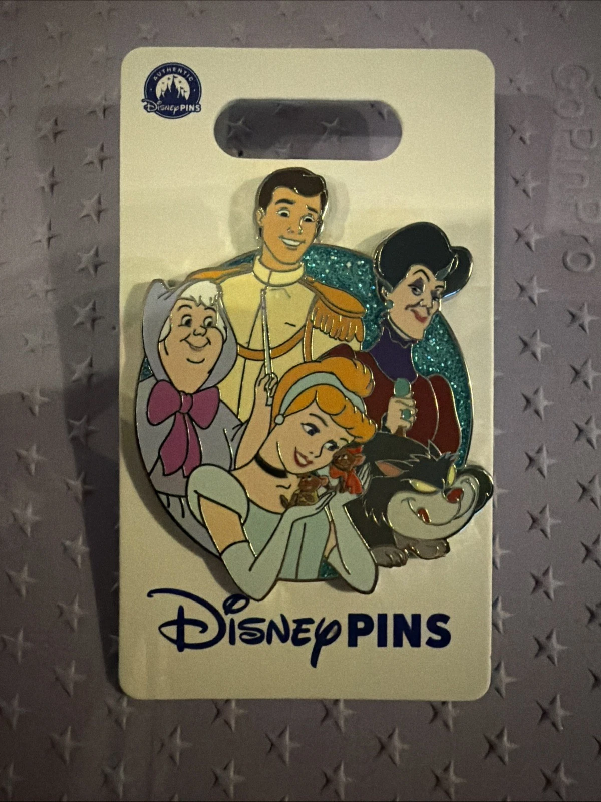 Disney Parks Trading Pin 2026 Cinderella Cluster Fairy God Mother Gus NWT