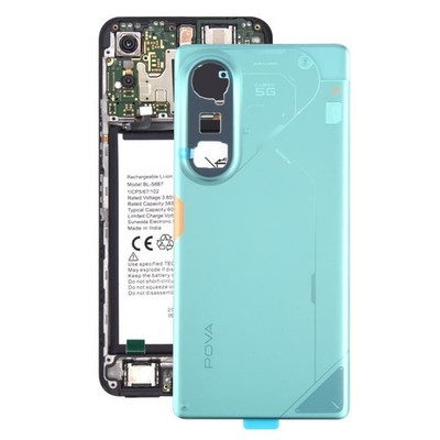 For Tecno Pova Curve 5G LJ8k battery Back Cover green