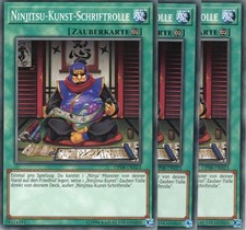 yugioh 3x Ninjitsu-Kunst-Schriftrolle OP08-DE023 COMMON DEUTSCH