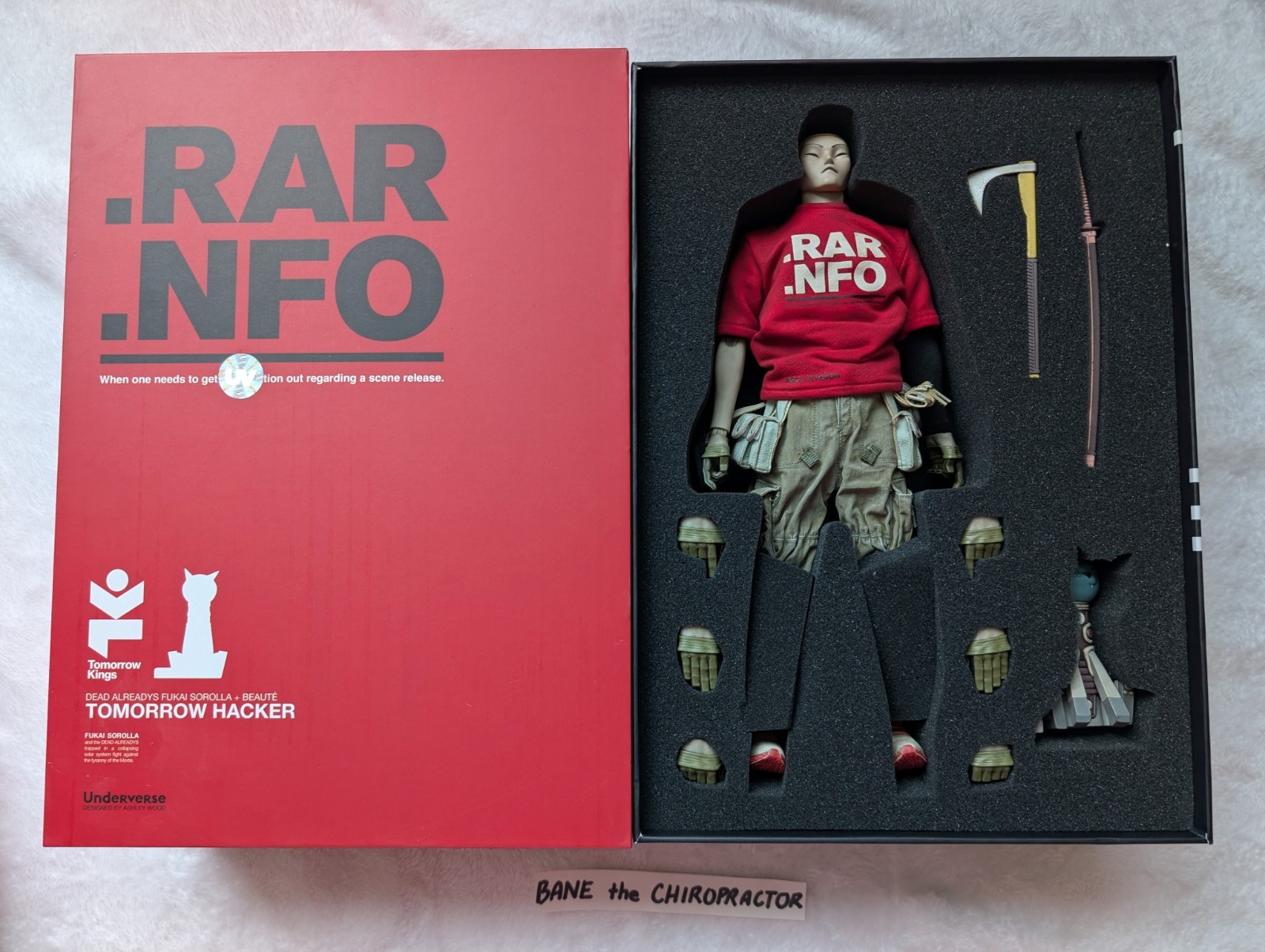 Underverse UV TK Tomorrow Kings Dead Alreadys Hacker Fukai Sorolla 1/6 Figure 3A