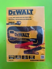 DEWALT 2500 Peak Amp Lithium Jump Starter with USB Power Bank and Carrying Case