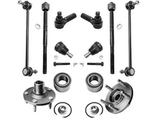 Front Wheel Hub Ball Joint Tie Rod End Kit For Mazda Tribute HH589DN