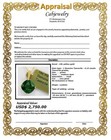 GENUINE 4.12 Cts TSAVORITE PENDANT 14k YELLOW GOLD - Free Appraisal Service — photo 7