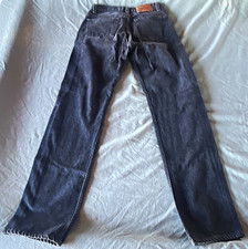 Vintage Levi s 501 Jeans 29x34 Made in USA Gray Stonewash Button Fly