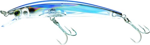 Yo-Zuri F1145B Crystal 3D Minnow, 3 1/2", 1/4 oz, Blue Silver, Floating