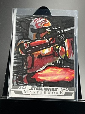 2024 Topps Star Wars Masterwork Sketch Card by Evgheni Batu