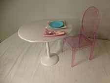 Our Generation Table w/1 Pink Chairs Accessories for 18" Dolls - C14