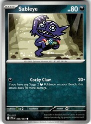 Sableye 059/094 Phantasmal Flames Common