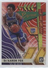 2019-20 Panini Donruss Optic Express Lane Red Wave Prizm De'Aaron Fox #19 0s9x