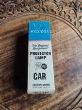 NOS Vintage Sylvania CAR Projector Lamp 150W 120V Blue Top Original Box