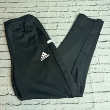 Adidas Climacool Team 19 Track Pant Joggers Womens Large Black White 29" Inseam