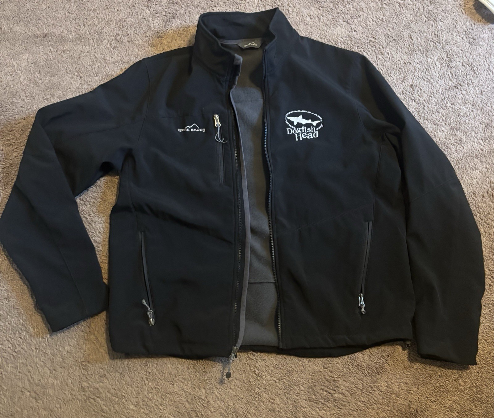 Eddie Bauer Soft Shell Jacket with a Dogfish Head… - image 2