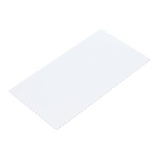 White ABS Plastic Sheet 7 x 4 x 0.16 Inch for DIY Crafts