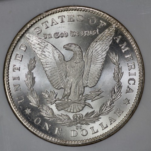 1884-CC Morgan Silver $1 Dollar NGC MS 63 CAC Approved - Picture 3 of 4