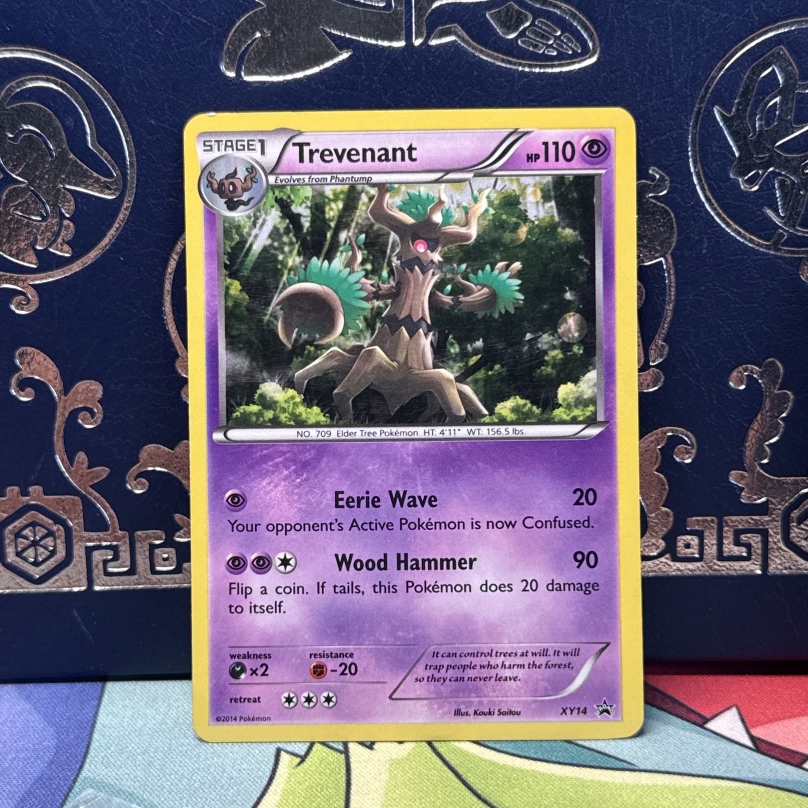 Pokémon TCG Trevenant XY Black Star Promos XY14 Cosmos Holo MP