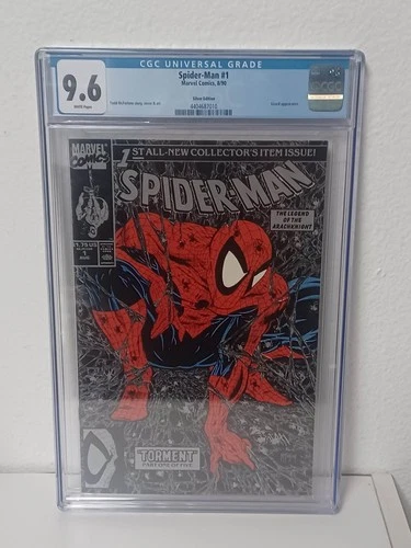 SPIDER-MAN #1 (Marvel Comics, 1990) CGC Graded 9.6 ~ White Pages