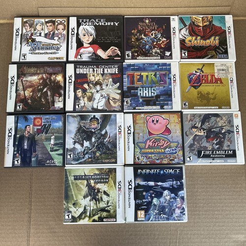 14 Nintendo DS Games Untested Flower Sun and Rain Knights In The Nightmare Lot