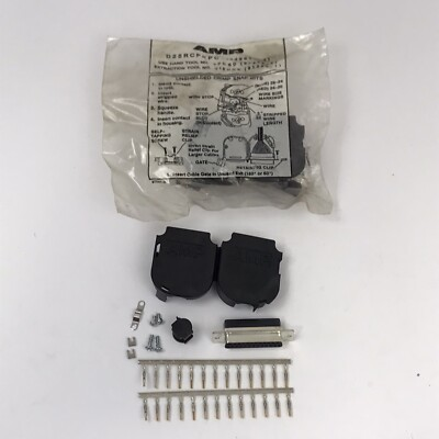 #ad AMP D25RCPKPC Unshielded Crimp Snap Kit Lot Of 5 NEW $14.99