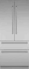 Thermador Freedom T36BT120NS 36'' Built-in French Door Refrigerator in Stainless
