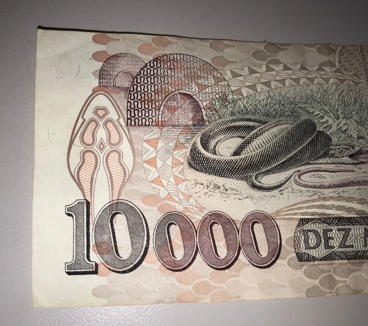 1 Notas Cédula 10000 Dez Mil Cruzeiros Vital Brazil 1992 | MercadoLivre