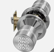 New Signstek Keyless Smart Entry Door Lock Door Knob w Keypad 9 entry codes