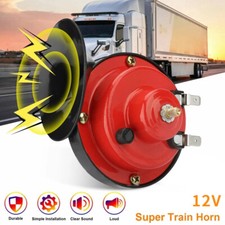 2x Car Horn Air Twin Snail 12v 115DB Loud Lorry SUV RV Train Truck Boat Siren
