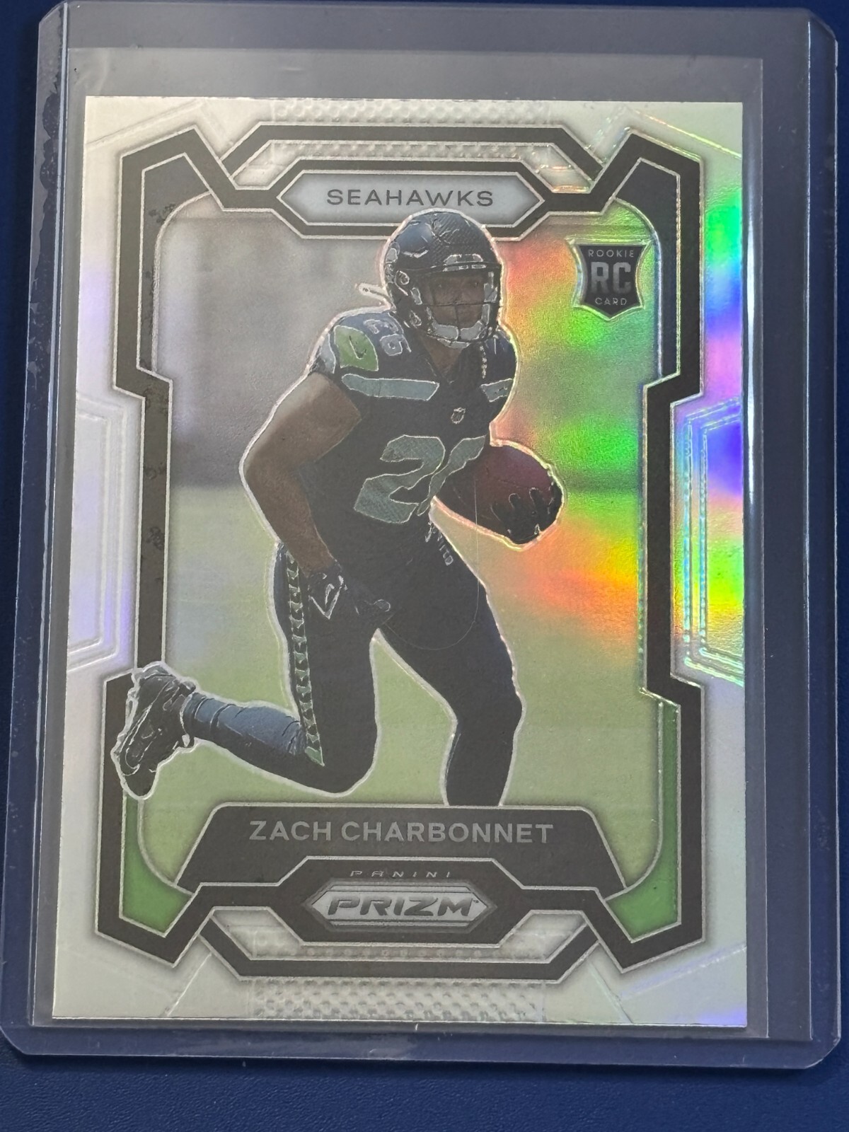 🏈 2023 Panini Prizm Football Silver Holo Rookie #392 Zach CHARBONNET 🏈