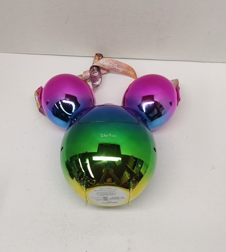Disney World Magic Kingdom Metallic Rainbow Mickey Mouse Balloon Popcorn Bucket - 第 12/13 張圖片
