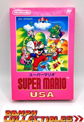 COMO NUEVO SUPER MARIO BROS. EE. UU. o 2 NES Nintendo Famicom Japonesa, ¡Se envía desde 🇺🇸! - Imagen 1 de 10