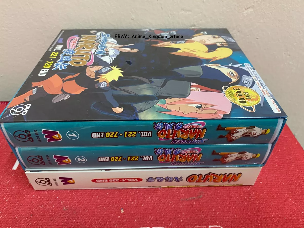 Naruto Shippuden Episode 1-720End DVD Anime Complete Series ENGLISH DUBBED