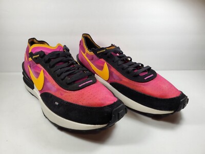 Nike Waffle One DA7995-600 Pink Black Orange Sneaker Athletic Shoe Men\'s 11 Nike Waffle One Active Fuchsia DA7995-600 Men main image 3