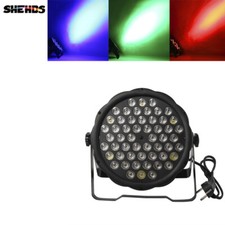 SHEHDS LED Flat Par 54x3W RGBW Lighting For DJ Disco Stage Show KTV Party Club