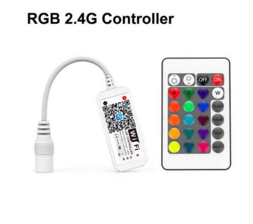 WiFi RGB Smart APP controller 24key IR remote For 5050 RGB RGBW LED strip light - Picture 10 of 11