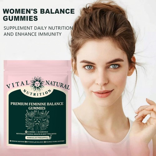 60Pcs Vital Source Feminine Balance Gummies,Support Women's Health&Wellness. New - Picture 3 of 10