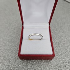 Diamond Band Ring in 18k gold & Platinum over Sterling Silver