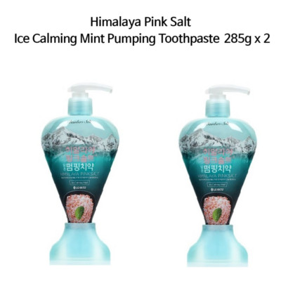 Himalaya Pink Salt Ice Calming Mint Pumping Toothpaste 285g x 2 K-Beauty