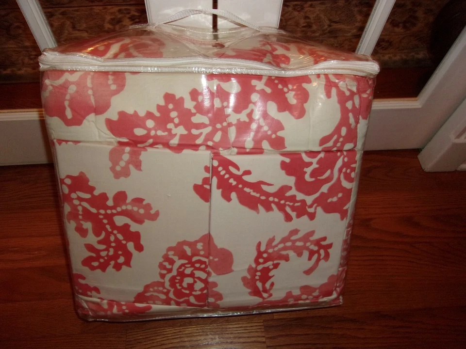 Nuevo en Paquete Juego Edredón Rizzy Home Marisa Coral Floral Completo/Reina 3 piezas Foto 3 de 3