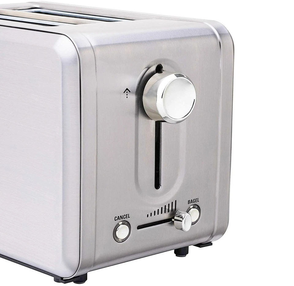 Black & Decker Toaster Stainless Steel 2 Slice Wide Bread Slots and Crumb Tray - image 2 of 4